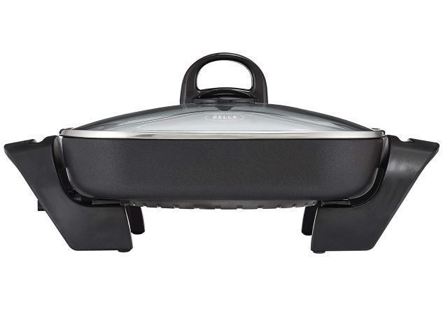 Liven LR-A434 Electric Skillet, One Button to Detach and Wash