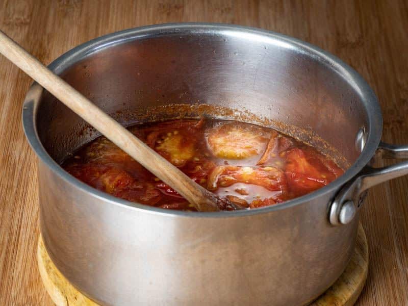 How to Make Ketchup - Step 3 Fresh Tomatoes - inthekitch.net