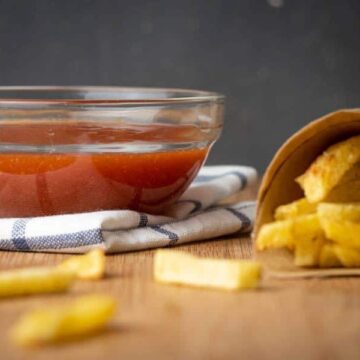How to Make Ketchup - Step 6 image of ketchup and fries - inthekitch.net