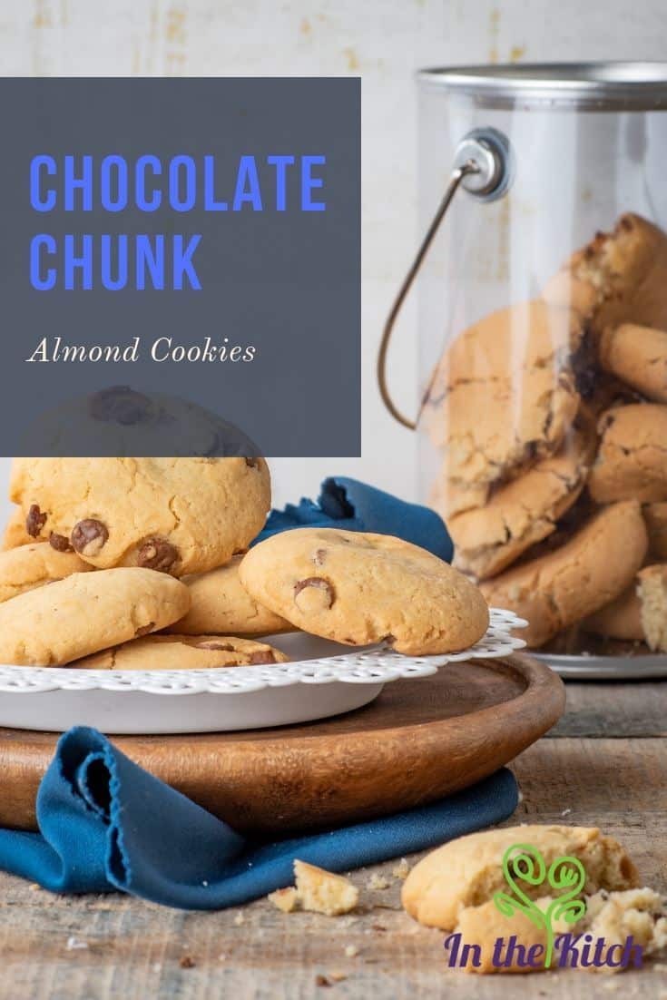 Chocolate Chunk Almond Cookies Chocolate Chunk Almond Cookies