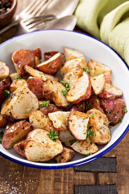 Roasted Potatoes with Parsley