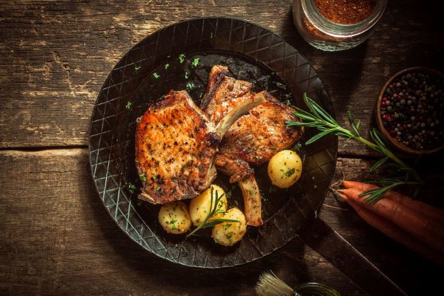 Skillet Pork Chop Dinner