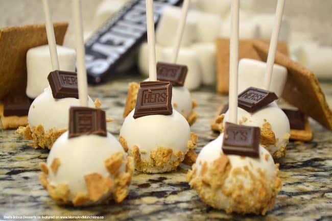 S'mores cake pops.