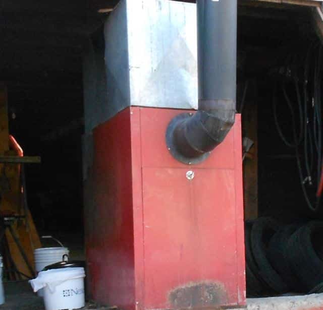 Maple syrup furnace.