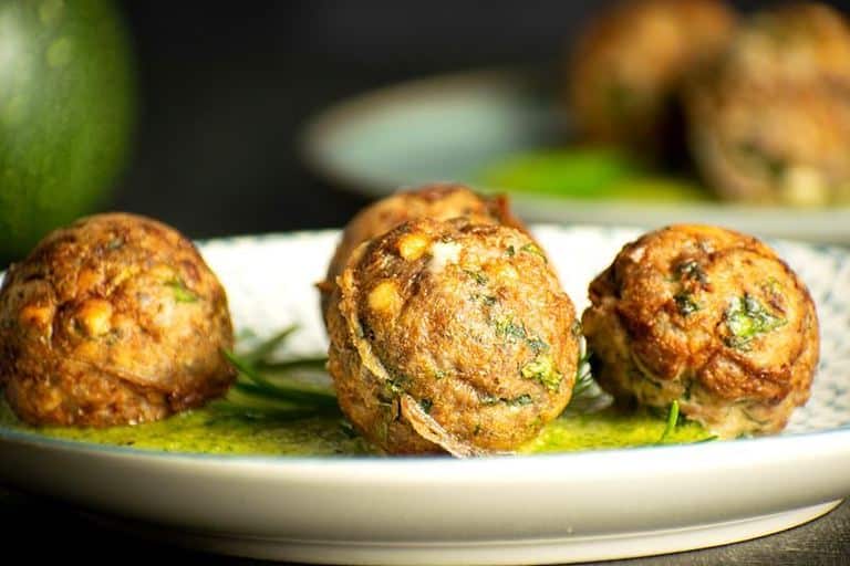 Cake Pop Maker Mediterranean Meatballs With Dill Pesto In the Kitch