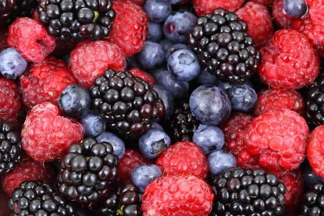 Mixed berries.