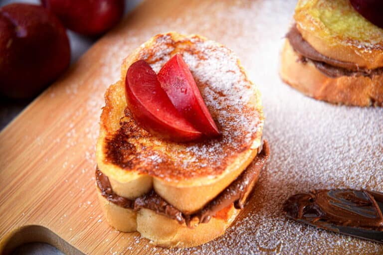 Electric Skillet ChocolateHazelnut Stuffed French Toast In the Kitch