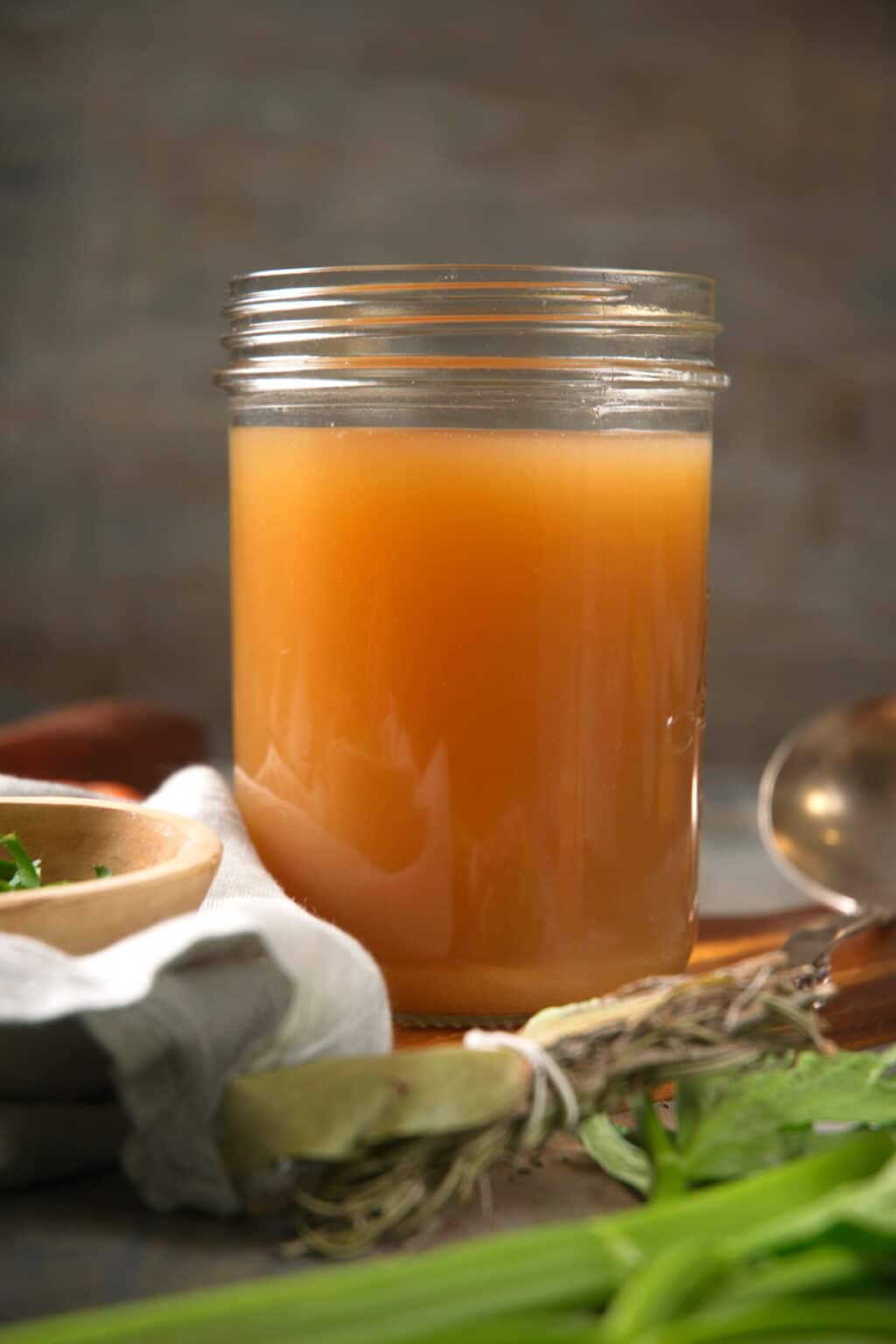 Bison Bone Broth In the Kitch