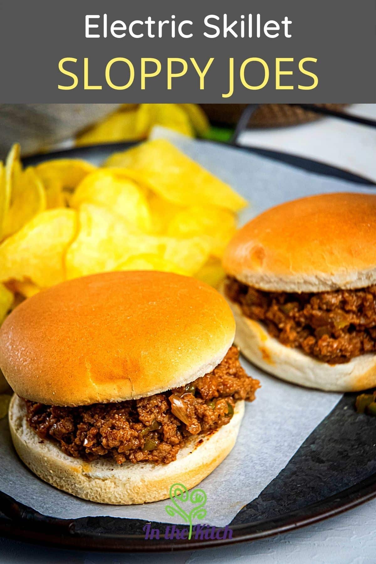 Electric Skillet Sloppy Joes In the Kitch