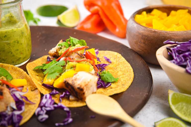 Grilled Halibut Tacos In the Kitch