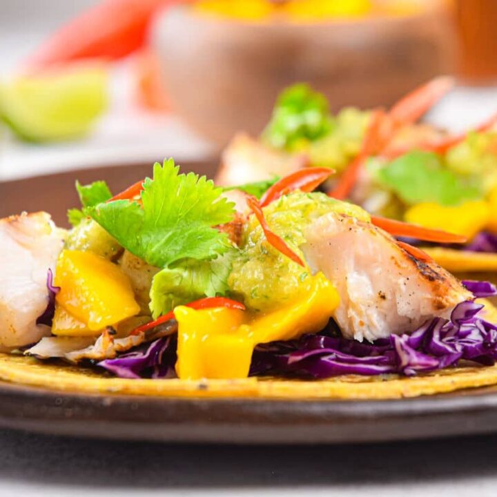 Grilled Halibut Tacos In the Kitch