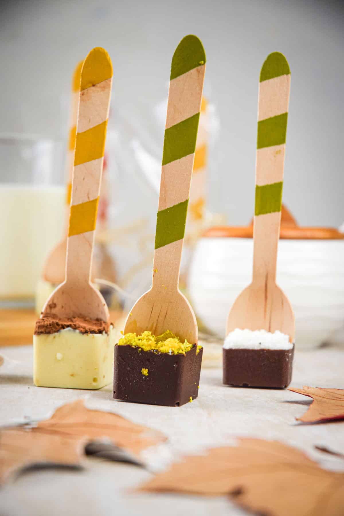 2 Hot Chocolate Stirrers/Spoons