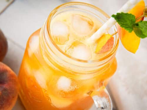 Honey Peach Green Tea Recipe - Know Your Produce