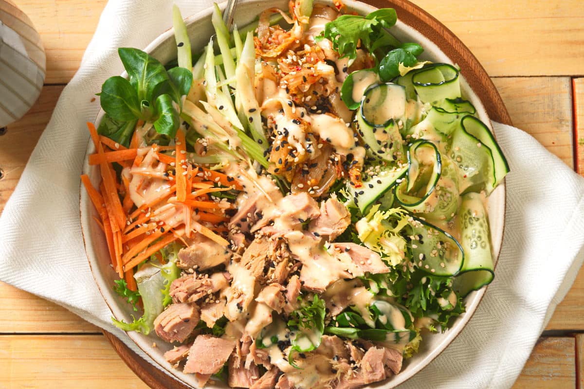 Kimchi Salad In the Kitch