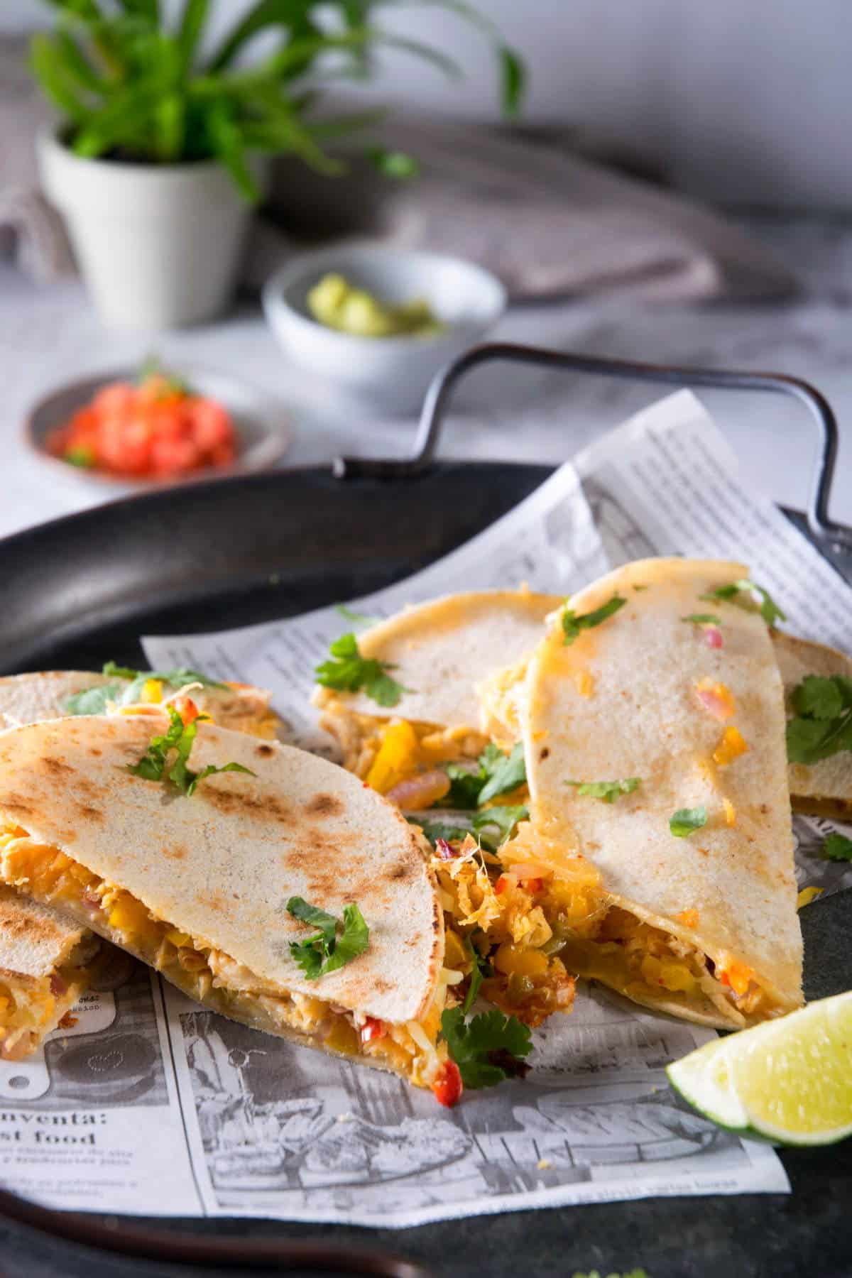 Kimchi Quesadillas - In the Kitch