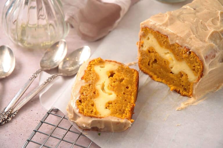 Frosted Pumpkin Cream Cheese Bread - In the Kitch