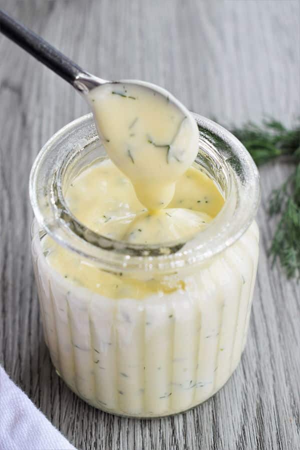 Simple Honey-Dill Dipping Sauce - In the Kitch