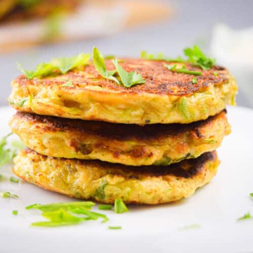 Vegetarian Zucchini Crab Cakes - In the Kitch