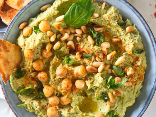 Basil Hummus Recipe