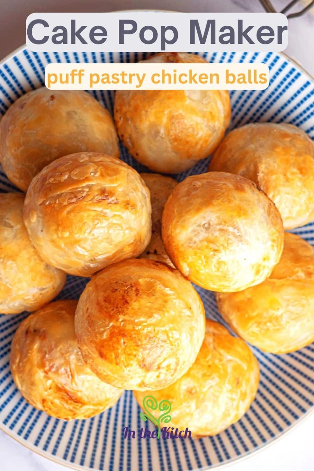 Cake Pop Maker Puff Pastry Chicken Balls In the Kitch