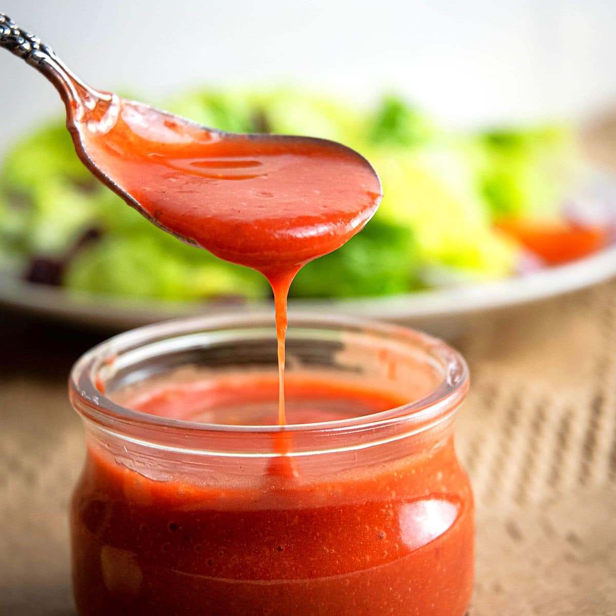 Easy Strawberry Vinaigrette Dressing-image