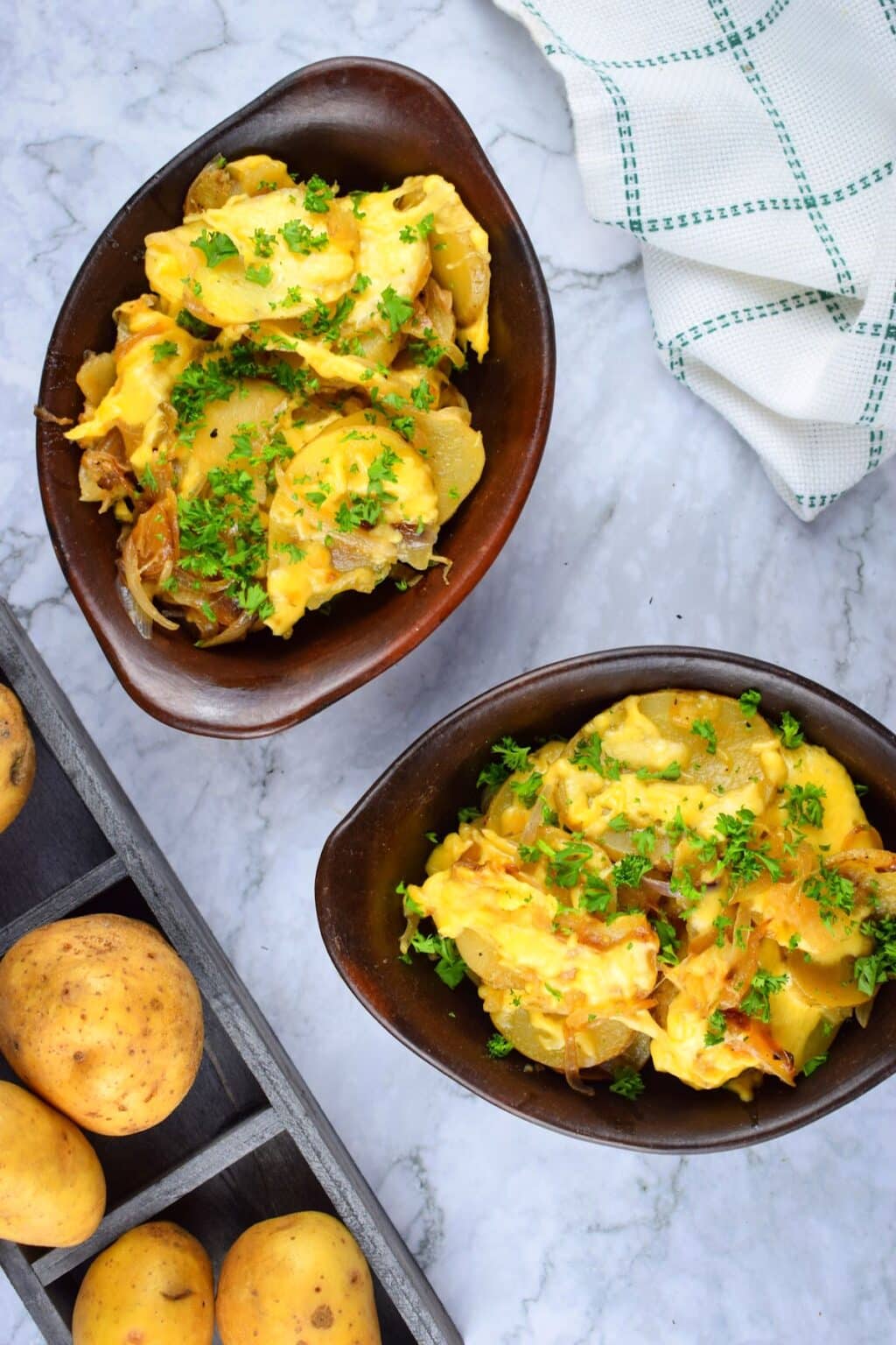 Electric Skillet Scalloped Potatoes In the Kitch