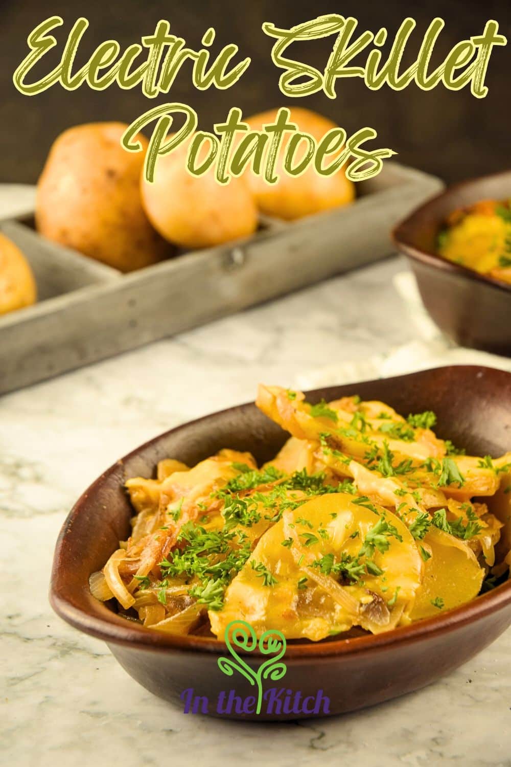 Electric Skillet Scalloped Potatoes In the Kitch