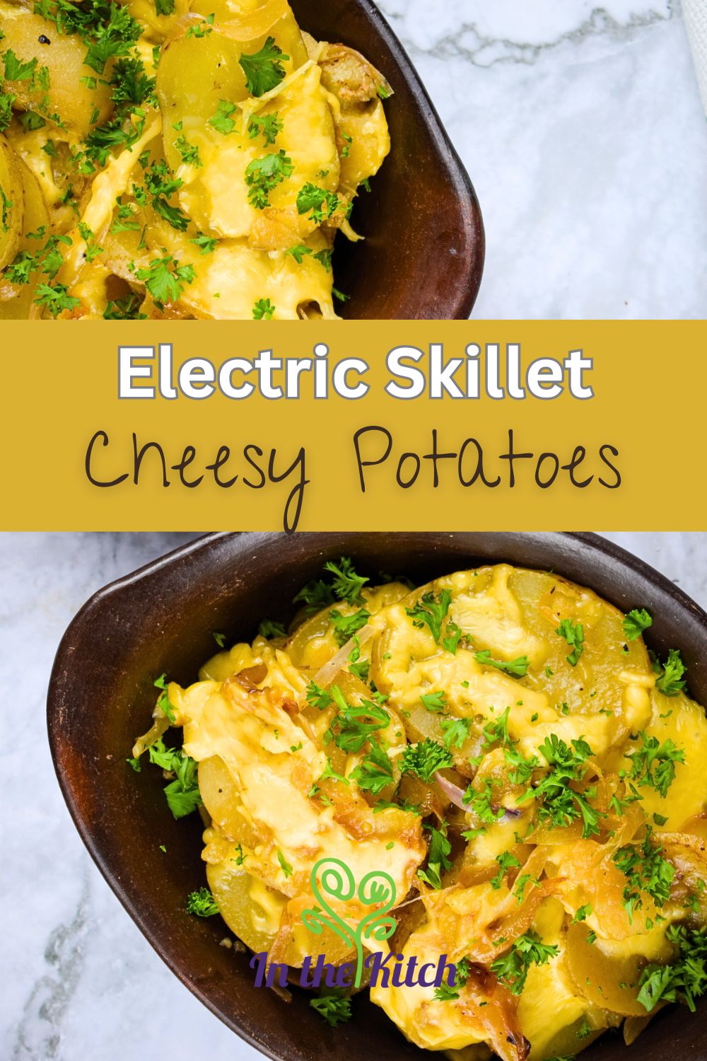 Electric Skillet Scalloped Potatoes In the Kitch