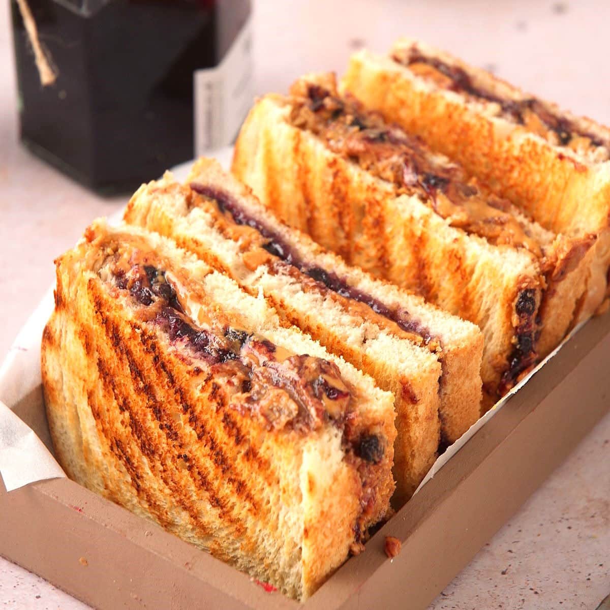 Grilled PBJ Sandwiches
