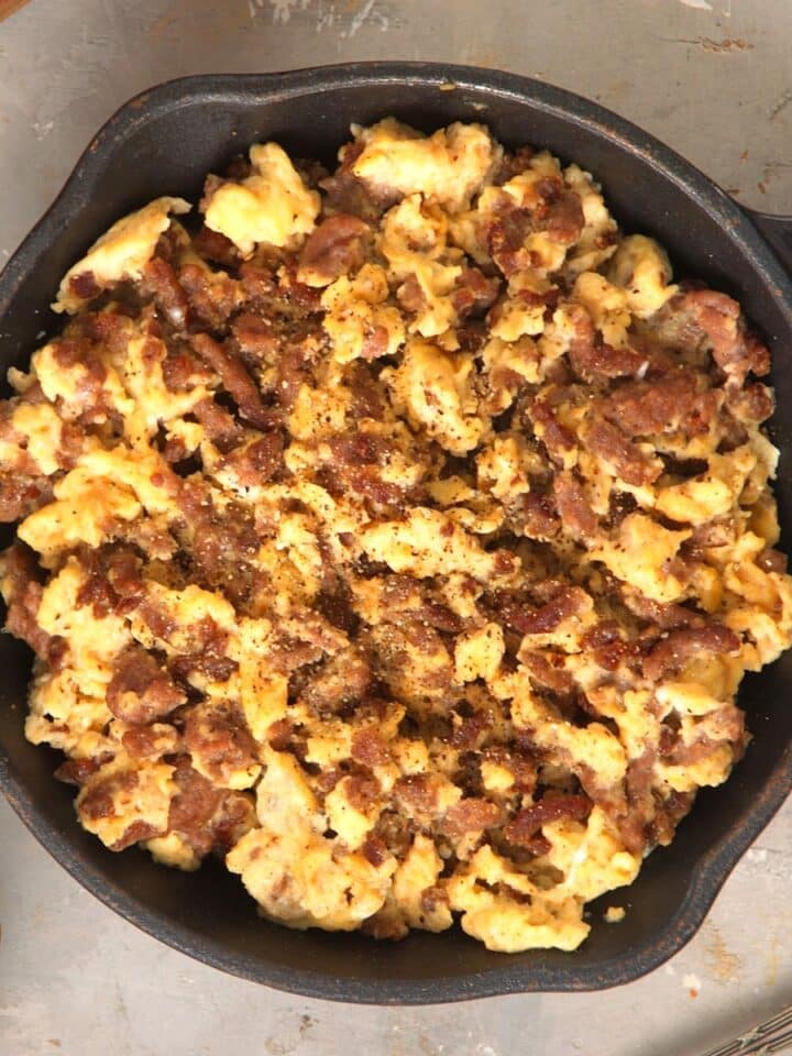 Kimchi Scrambled Eggs - In the Kitch