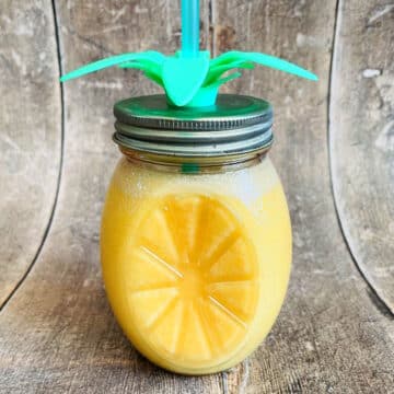 Orange Julius in glass.