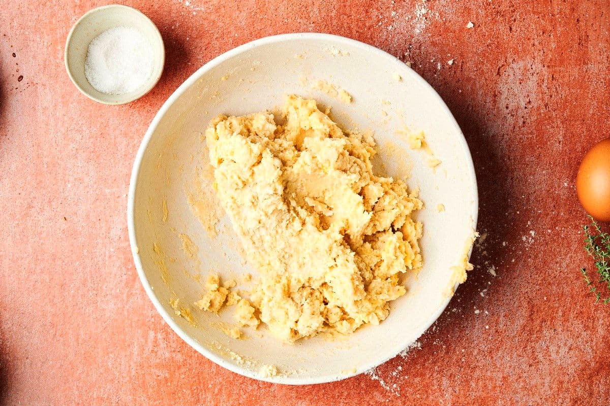 Galette dough mixture.