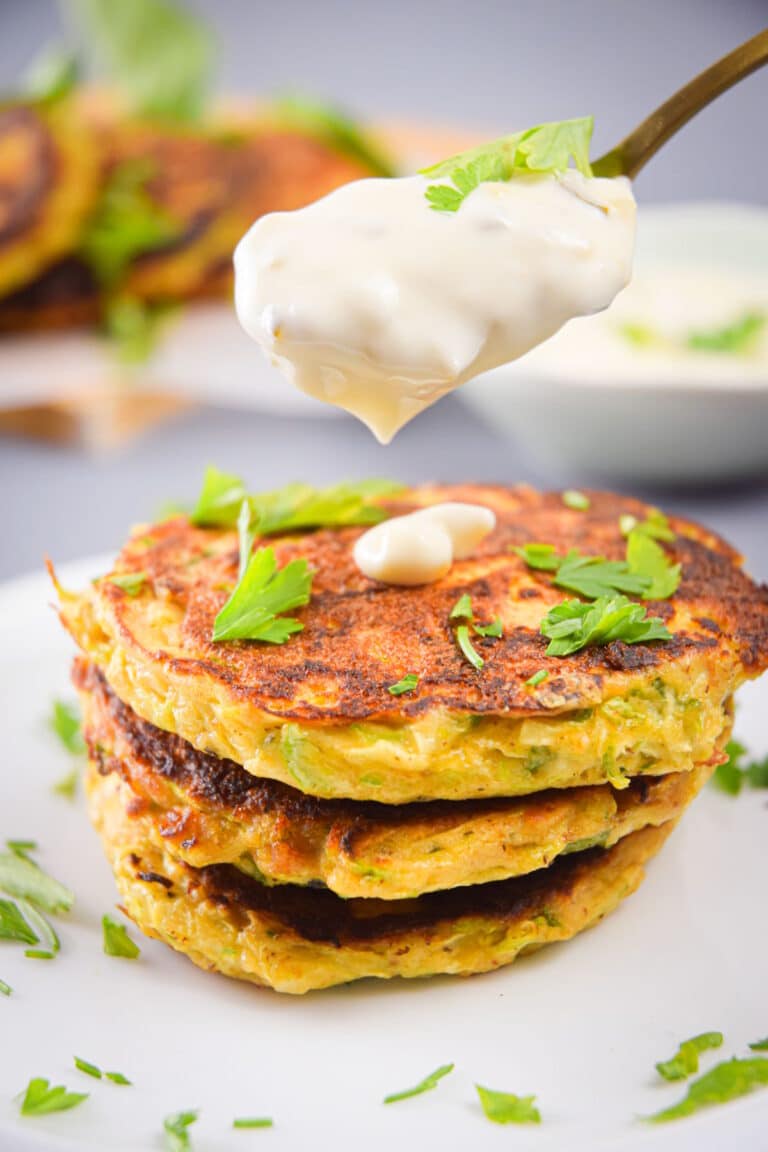 Vegetarian Zucchini 'Crab' Cakes In the Kitch